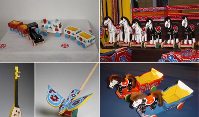 Wooden children's toys